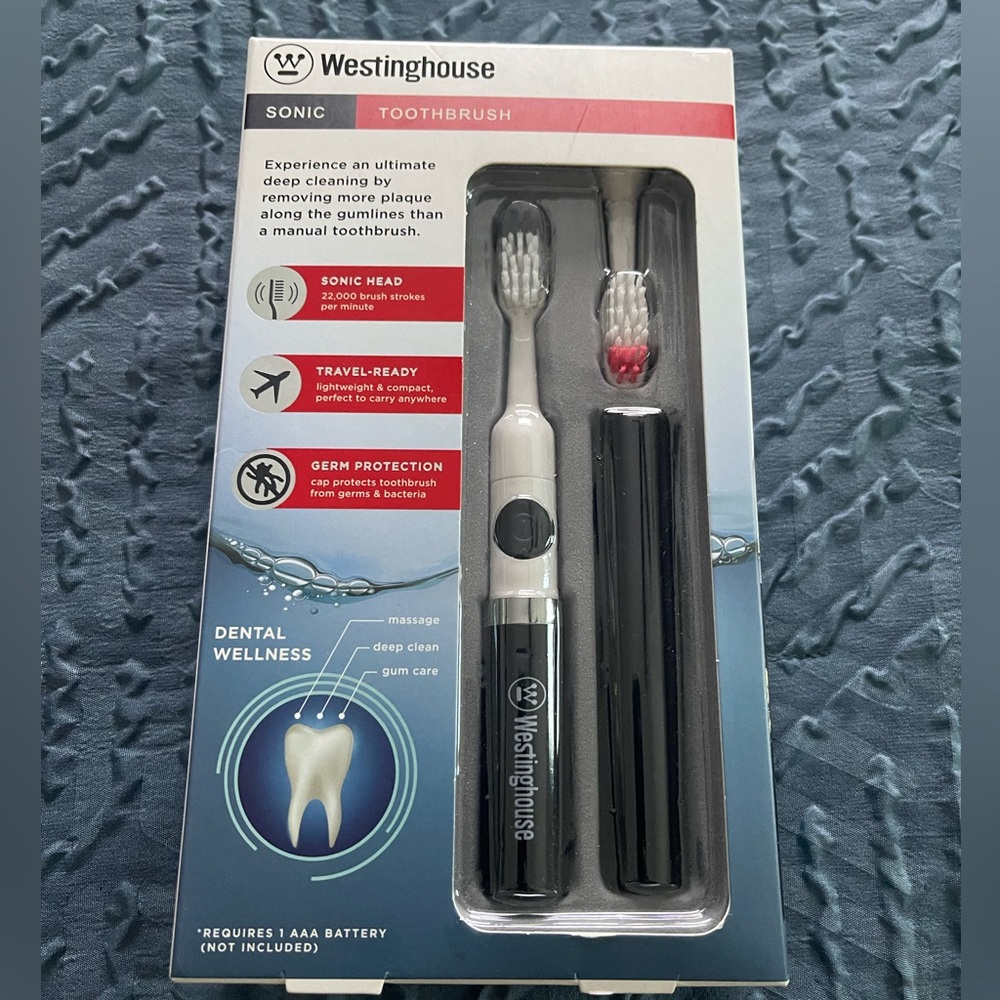 Westinghouse Sonic Toothbrush Black
